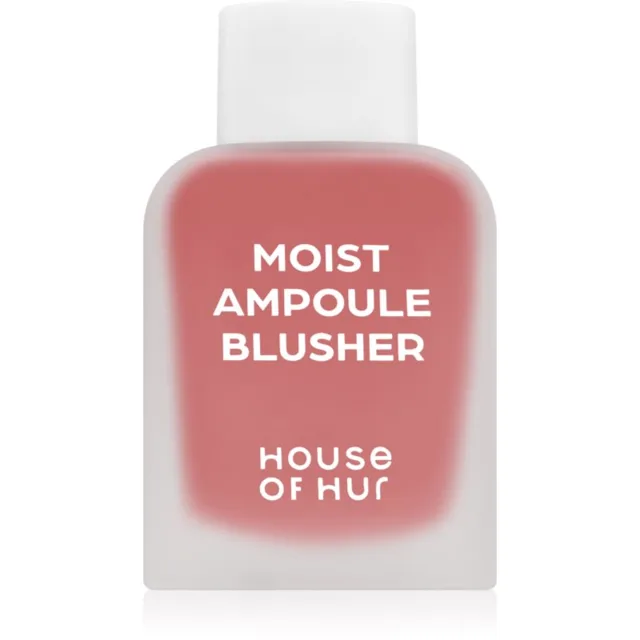 House of Hur Moist Ampoule Blusher tekutá tvářenka mini odstín 03 Rose Brown 10 ml