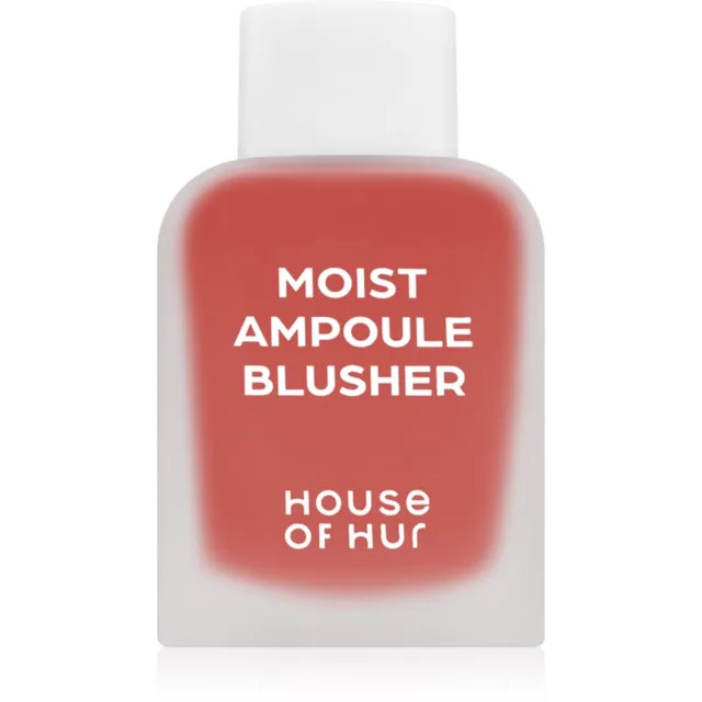 House of Hur Moist Ampoule Blusher tekutá tvářenka mini odstín 05 Peach Coral 10 ml