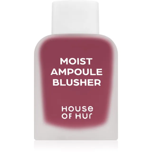 House of Hur Moist Ampoule Blusher tekutá tvářenka mini odstín 08 Berry Purple 10 ml