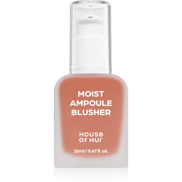 House of Hur Moist Ampoule Blusher tekutá tvářenka odstín 01 Nude Beige 20 ml