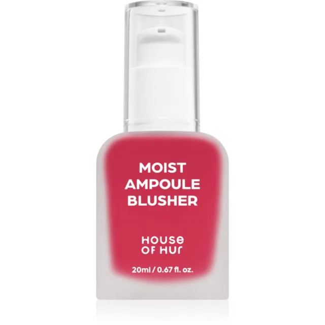 House of Hur Moist Ampoule Blusher tekutá tvářenka odstín 02 Deep Plum 20 ml