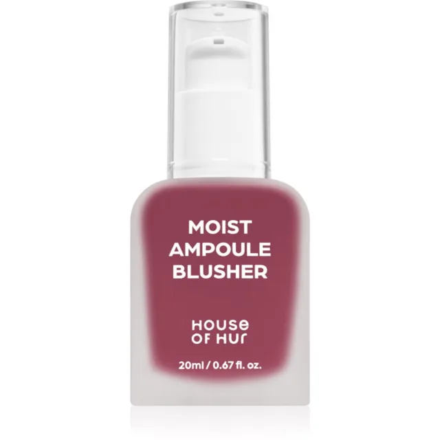 House of Hur Moist Ampoule Blusher tekutá tvářenka odstín 08 Berry Purple 20 ml