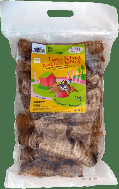 Hovězí hrtany 11cm 1kg
