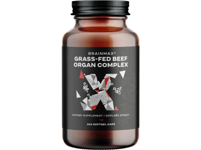 Hovězí orgány - Grass-Fed Beef Organ complex 240 kapslí