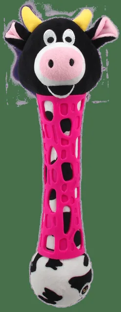 Hračka BeFun pro štěňata TPR+plyš kráva 39cm