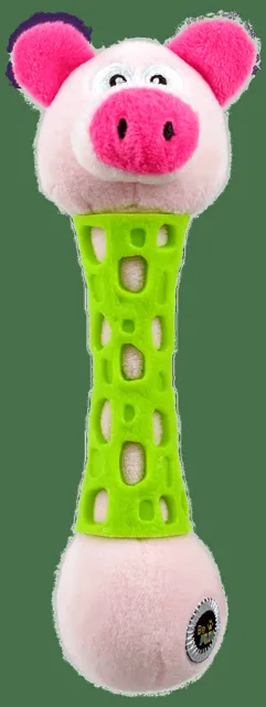 Hračka BeFun pro štěňata TPR+plyš prase 17cm