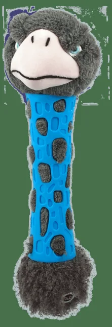 Hračka BeFun pro štěňata TPR+plyš pštros 38cm
