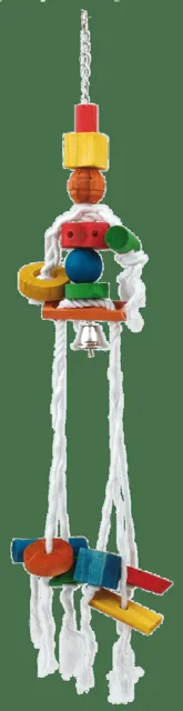 Hračka Bird Jewel Medůza závěsná dřevo - provaz 70cm
