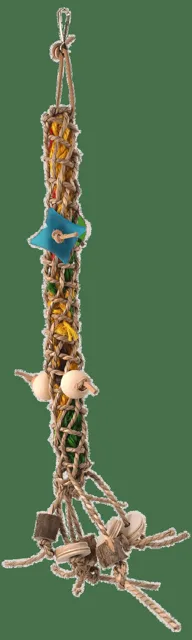 Hračka Bird Jewel z provazu šplhací závěsná 60x13cm