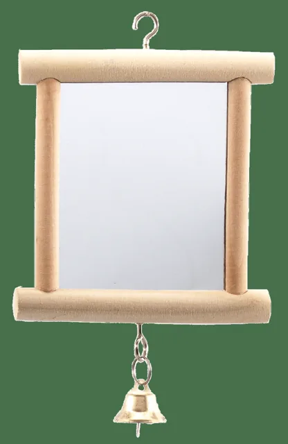Hračka Bird Jewel zrcátko s rolničkou 13cm