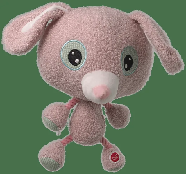 Hračka Dog Fantasy Big head králík plyšový pískací 30cm