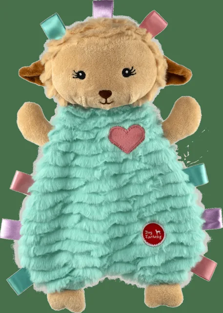 Hračka Dog Fantasy Cuddle ovečka tyrkysová 29 cm