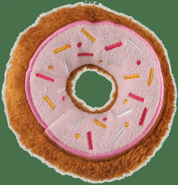 Hračka Dog Fantasy donut růžový 12,5cm