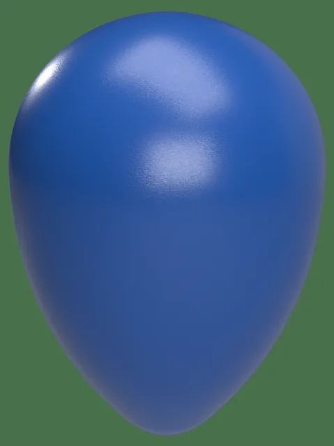 Hračka Dog Fantasy Eggy ball tvar vejce M modrá