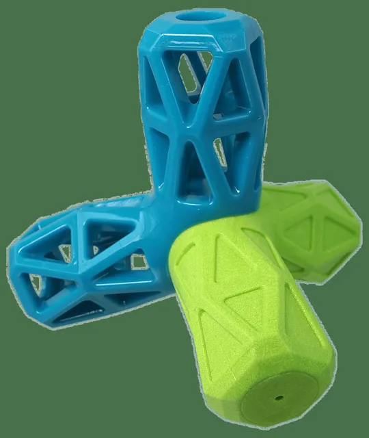 Hračka Dog Fantasy geometrická modro-zelená 12,9cm
