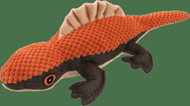 Hračka Dog Fantasy Jungle ještěrka oranžová 45 cm