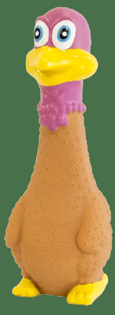 Hračka Dog Fantasy Latex slepice kvokající mix 19cm