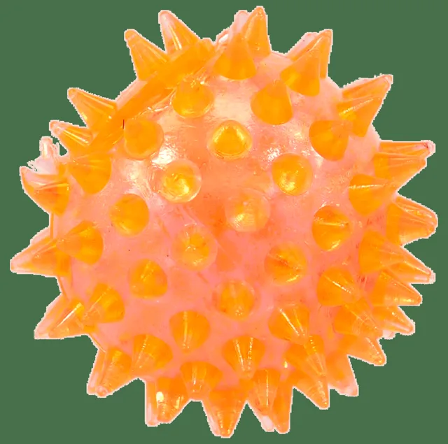 Hračka Dog Fantasy míček pískací oranžová 5cm