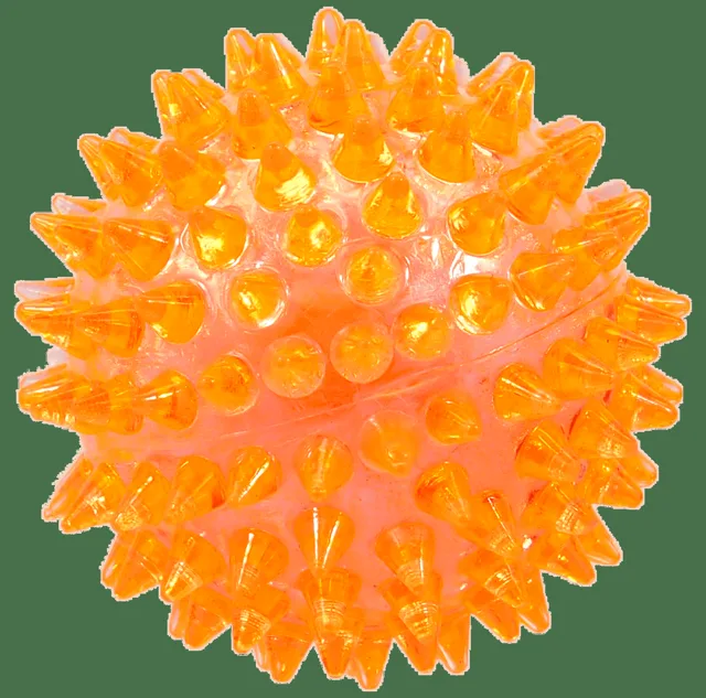 Hračka Dog Fantasy míček pískací oranžová 6cm