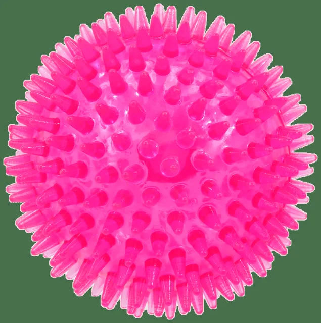 Hračka Dog Fantasy míček pískací růžová 8cm