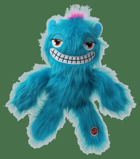 Hračka Dog Fantasy Monsters chlupaté strašidlo 35cm modré