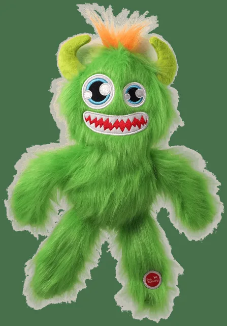 Hračka Dog Fantasy Monsters chlupaté strašidlo 35cm zelené