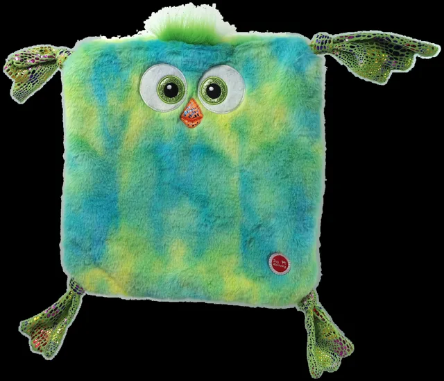 Hračka Dog Fantasy Monsters šustící kuře čtvercové 28cm modré