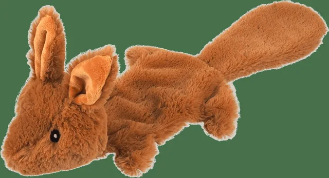 Hračka Dog Fantasy Recycled pískací zajíc se šustícím ocasem 50cm