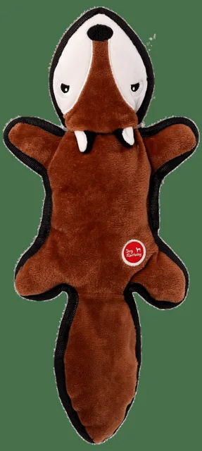 Hračka Dog Fantasy Recycled Toy liška pískací se šustícím ocasem