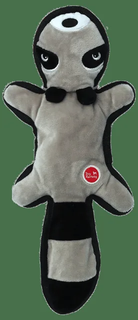 Hračka Dog Fantasy Recycled Toy mýval pískací se šustícím ocasem