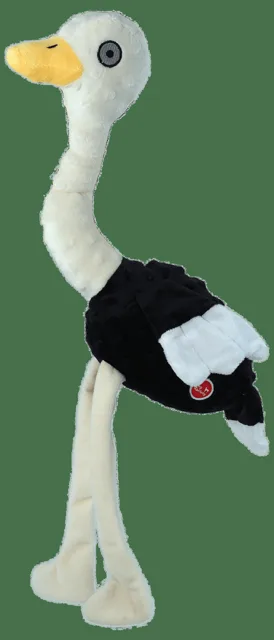 Hračka Dog Fantasy Recycled Toy pštros pískací se šustícími křídly