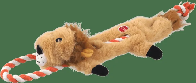 Hračka Dog Fantasy Skinneeez Lev s provazem 57 cm