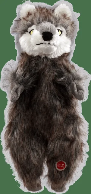 Hračka Dog Fantasy Skinneeez vlk plyš 34cm