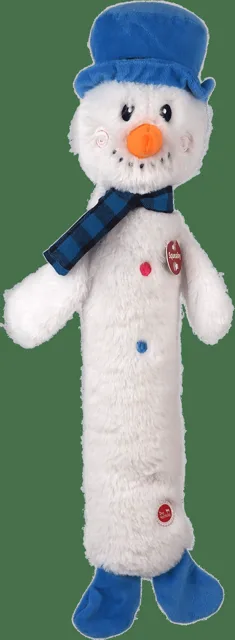 Hračka Dog Fantasy Winter Tale pískací plyšový sněhulák 58cm