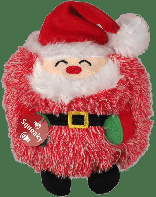 Hračka Dog Fantasy Winter Tale pískací Santa 15cm