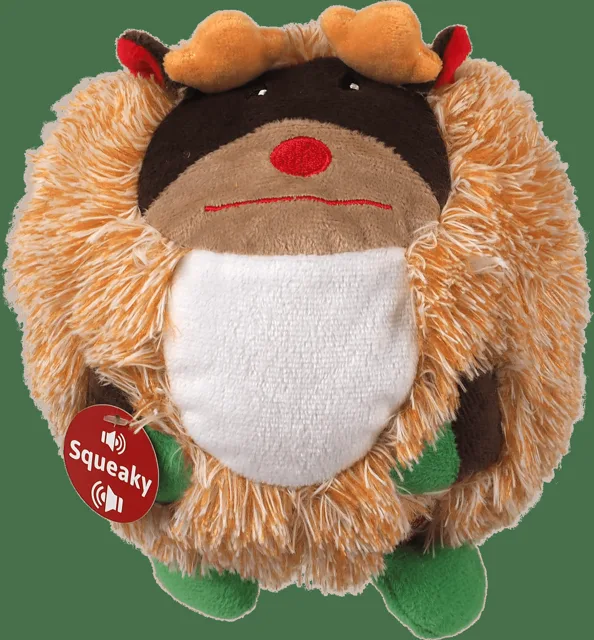 Hračka Dog Fantasy Winter Tale pískací sob 15cm