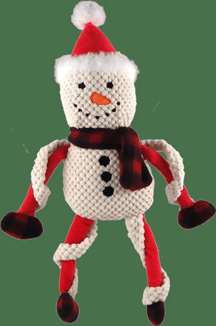Hračka Dog Fantasy Winter Tale sněhulák pískací 40cm