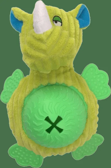 Hračka Have a Pet Snacky nosorožec plyšový zelený 21cm