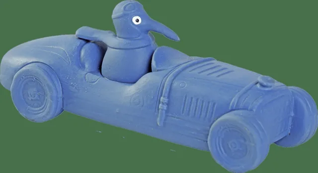 Hračka Kiwi Walker latex Bugatti pískací modrá 19cm