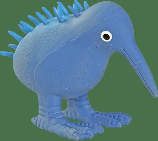 Hračka Kiwi Walker latex kiwi pískací modrá 11,5cm