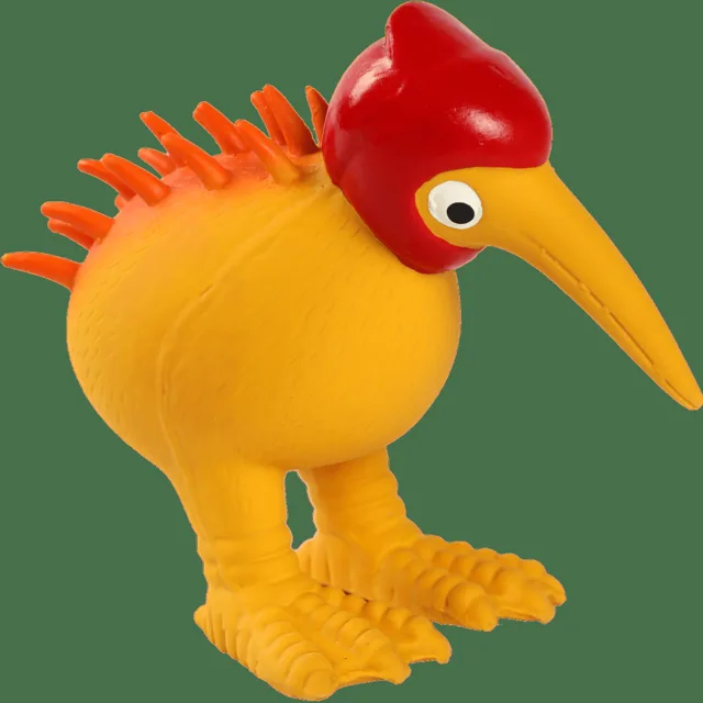 Hračka Kiwi Walker latex kiwi pískací oranžová 10,5cm