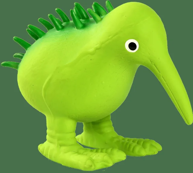 Hračka Kiwi Walker latex kiwi pískací zelená 11,5cm