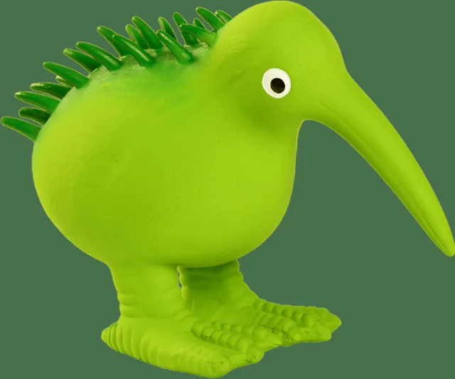 Hračka Kiwi Walker latex kiwi pískací zelená 13,5cm