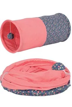 Hračka kočka Ethicat Floral Tunel šustící catnip Zolux