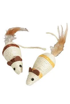 Hračka kočka sisal mouse Zolux