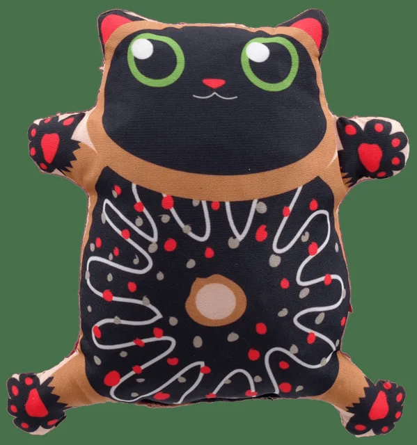 Hračka Let´s Play kočka s catnip č.2,  14cm