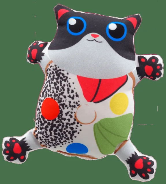 Hračka Let´s Play kočka s catnip č.3, 14cm