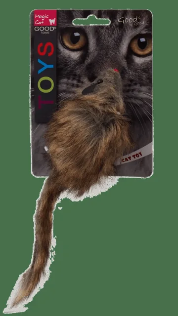 Hračka Magic Cat myš plyšová Gigant s catnip 21cm