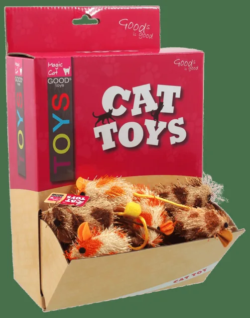 Hračka Magic Cat myška plyš, bavlna s catnip 6cm
