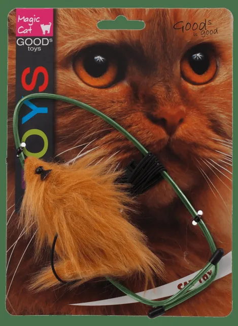 Hračka MAGIC CAT myška závěsná na dveře plyšová mix